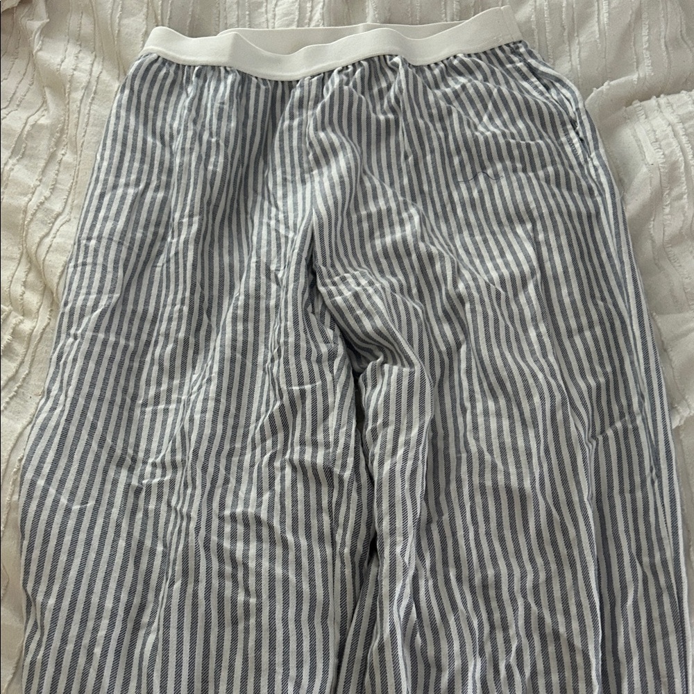 Sincerely Jules Gray and White Striped womens Pants